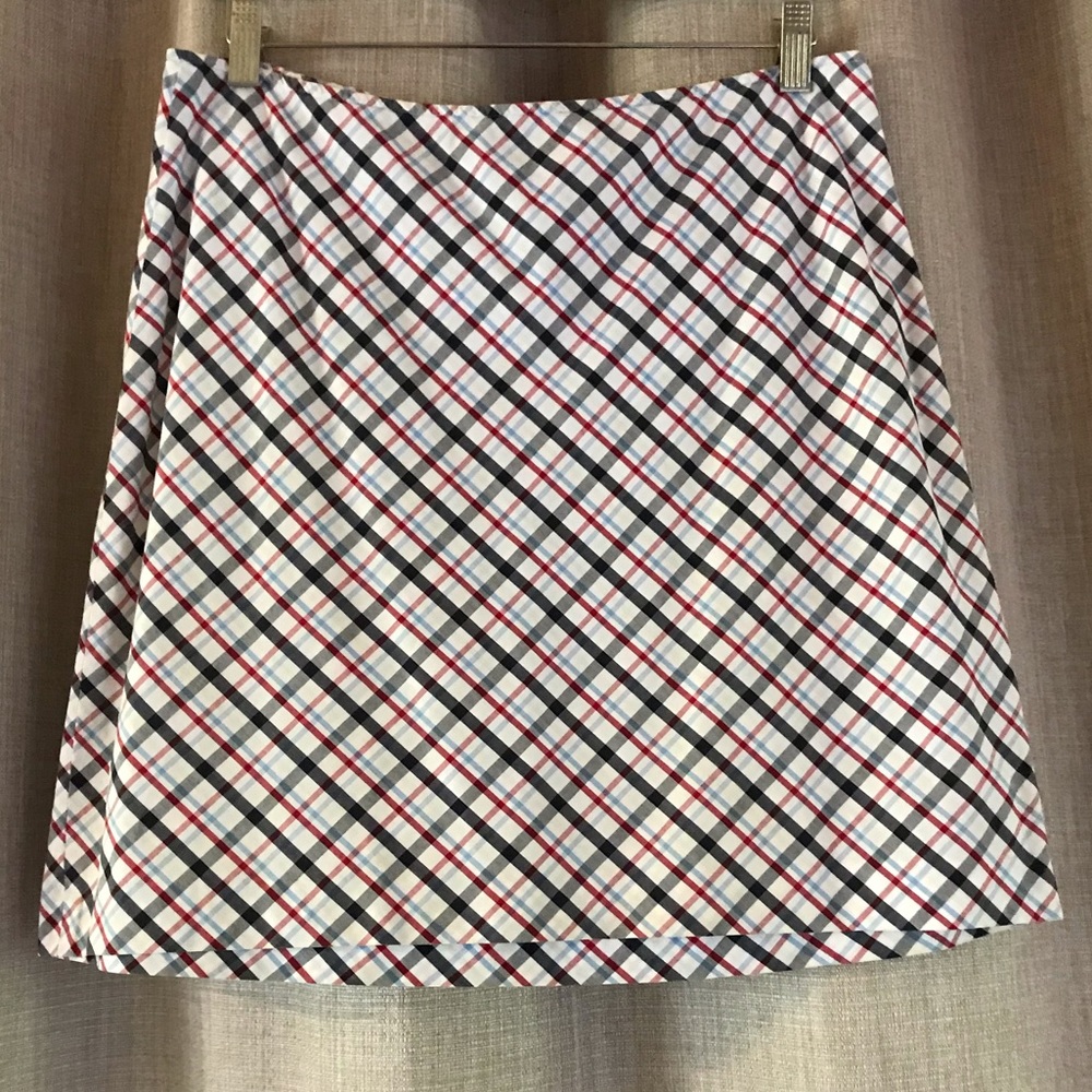 Ann Taylor plaid skirt